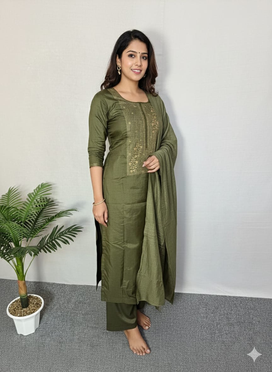 LS0054 Unstitched Salwar Material