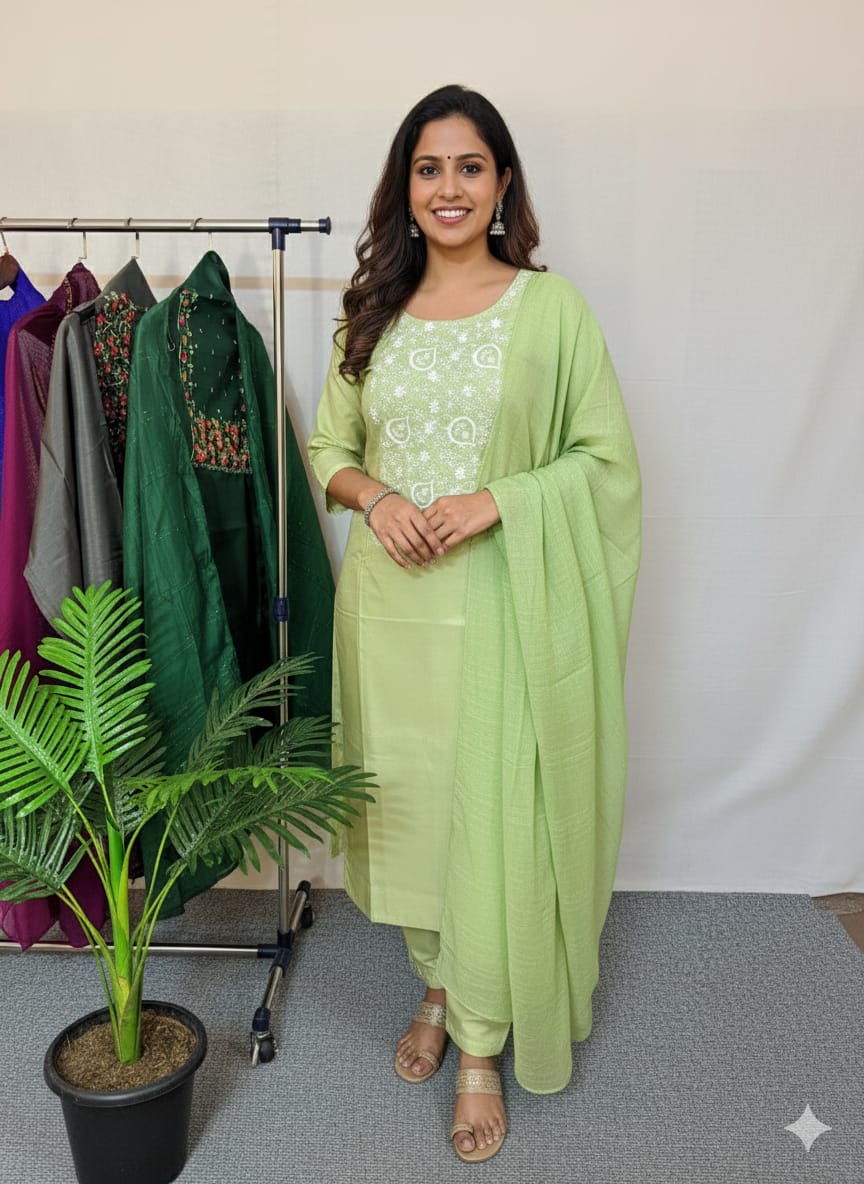 LS0019 DAILYWEAR UNSTITCHED SALWAR MATERIAL