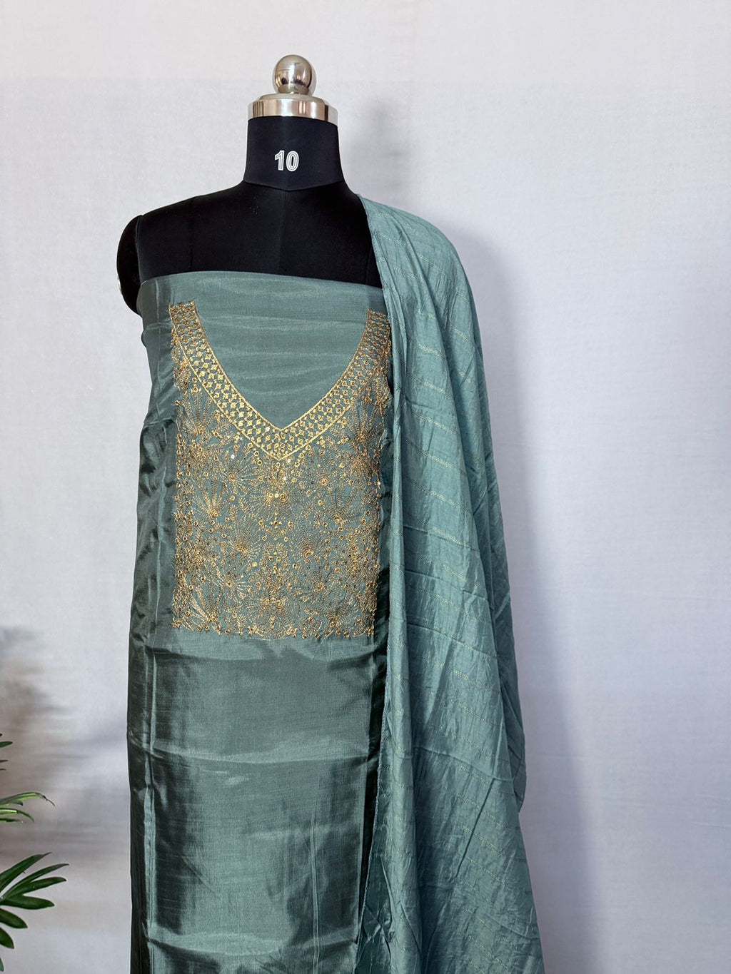 LS0076 Unstitched Salwar materials