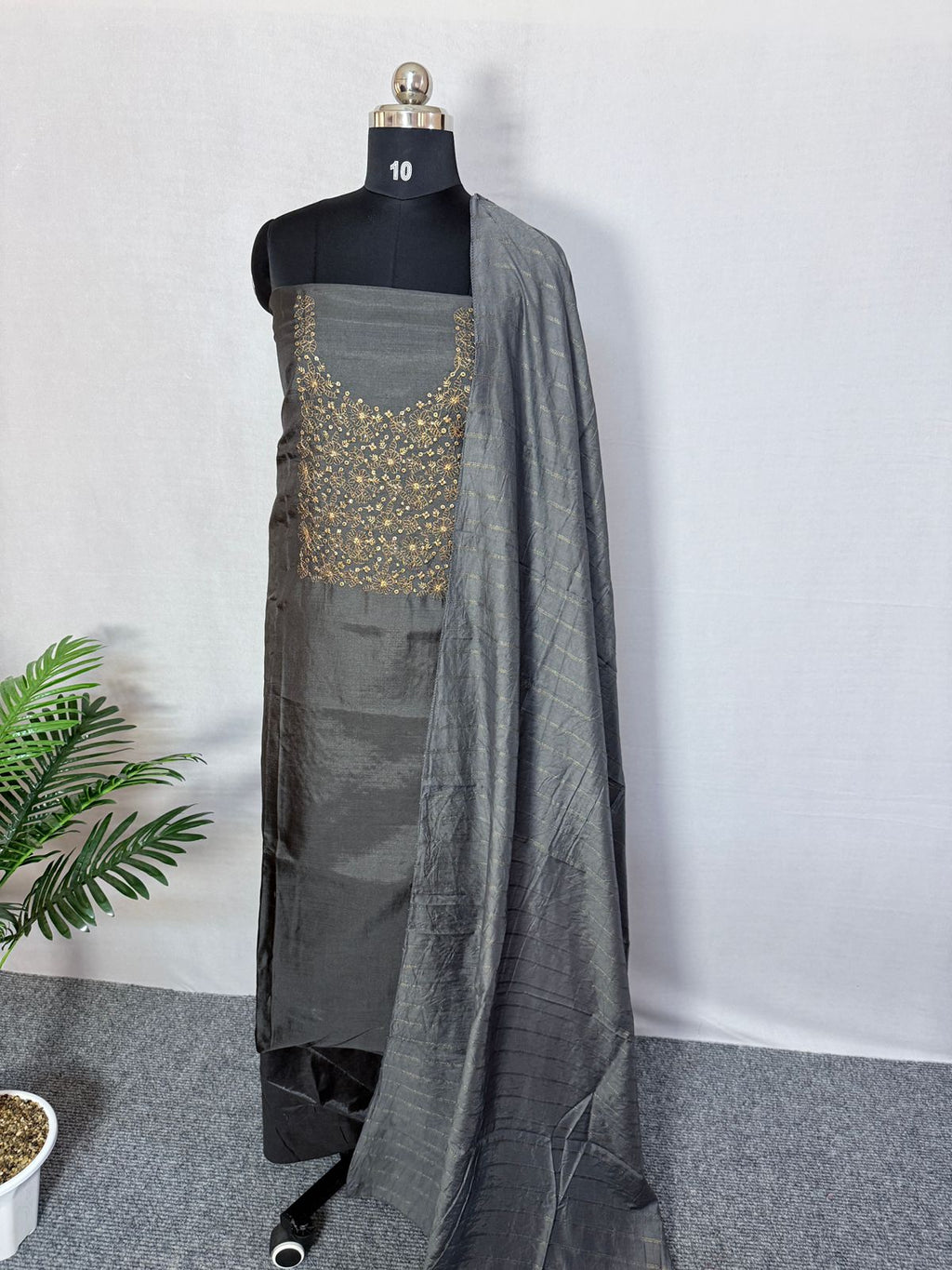 LS0068 Unstitched Salwar Material