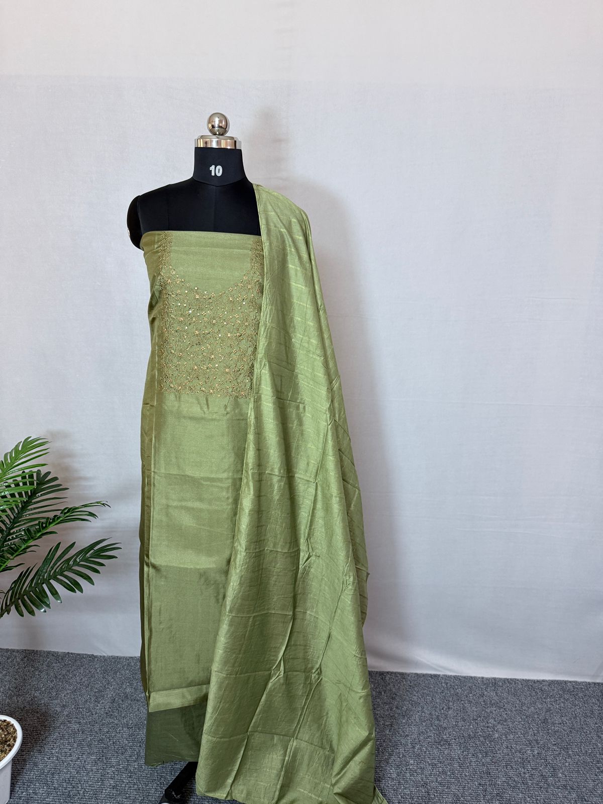 LS0073 Unstitched Salwar Material