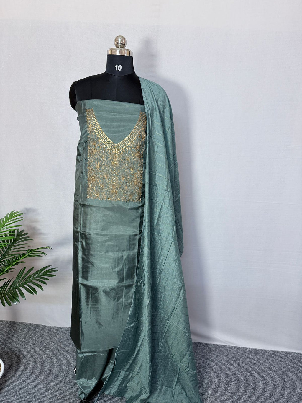 LS0076 Unstitched Salwar materials