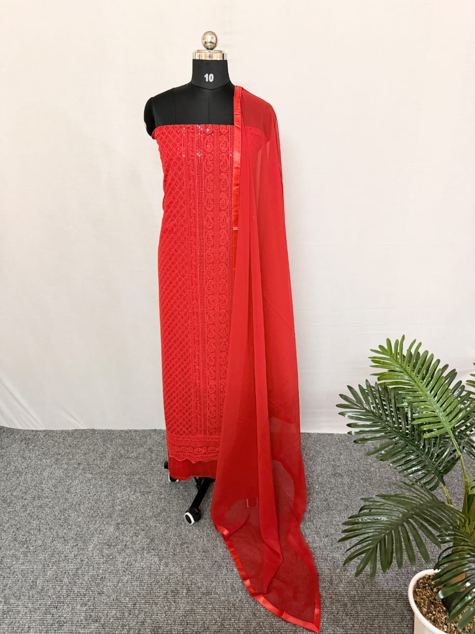 LS0043 Unstitched Salwar Material