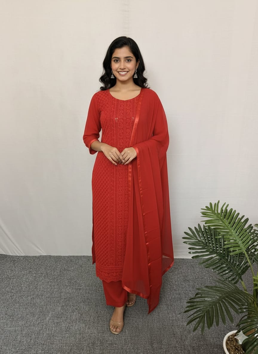 LS0043 Unstitched Salwar Material