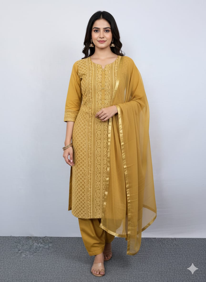 LS0042 Unstitched Salwar Material