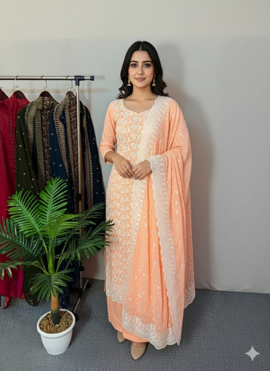 LS0028 Unstitched Salwar Material