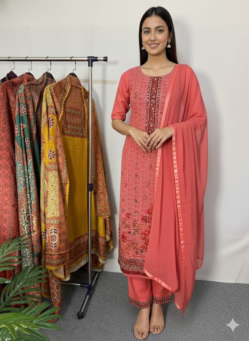 LS0009 UNSTITCHED SALWAR MATERIAL