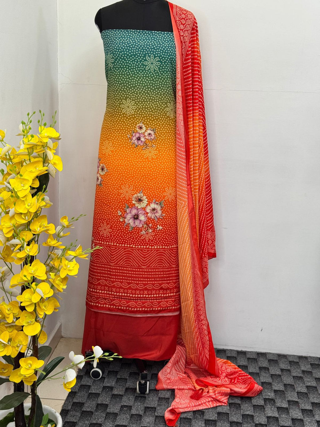 LS0063 Unstitched Salwar Material