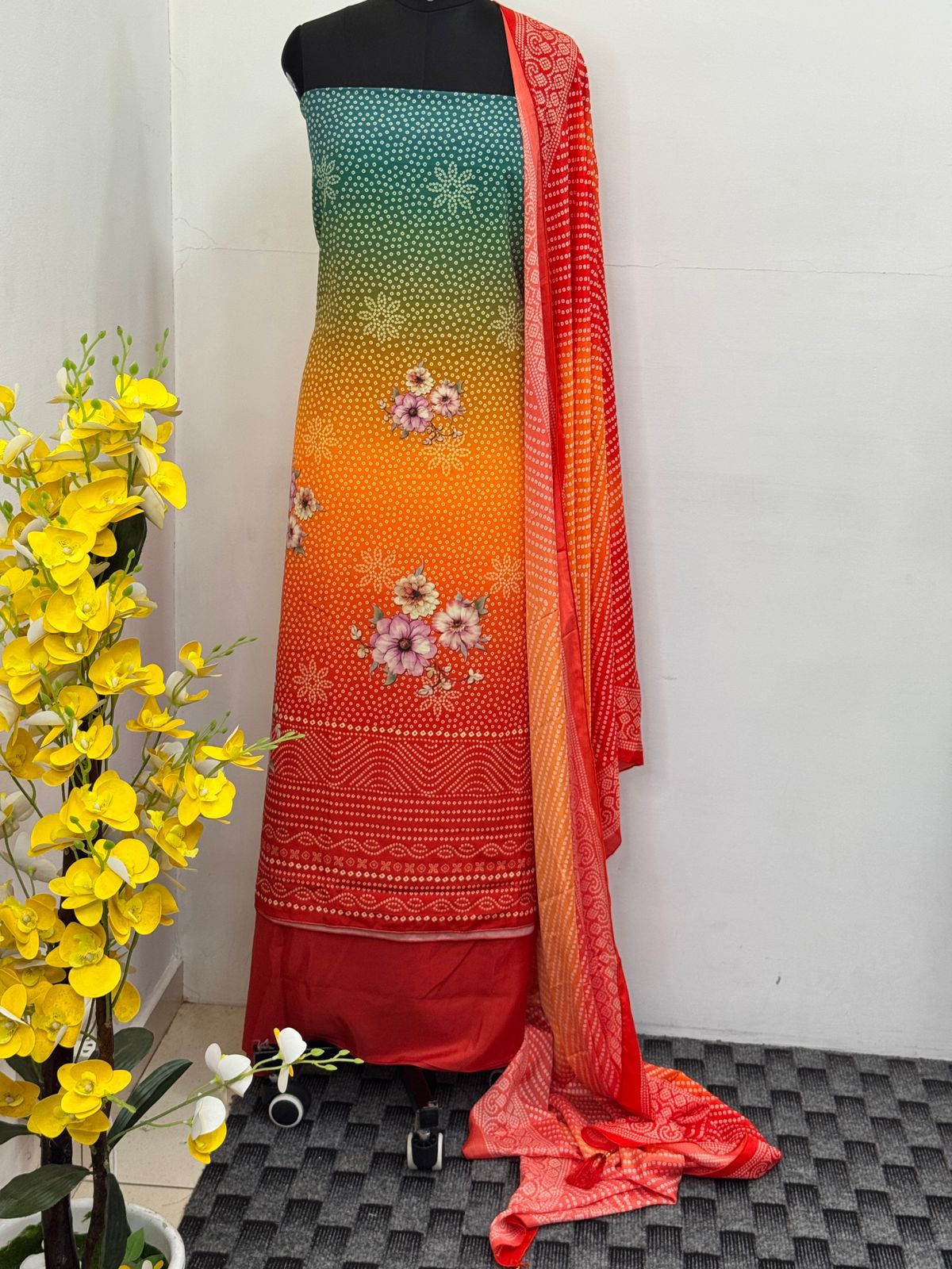 LS0063 Unstitched Salwar Material