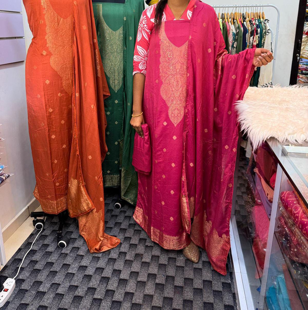 LS0005 - BANARASI UNSTITCHED SALWAR MATERIAL