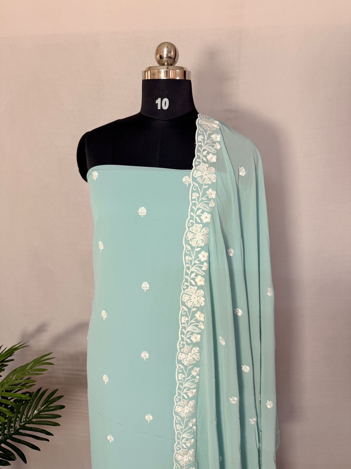 LS0060 Party Wear Unstitched Salwar Material