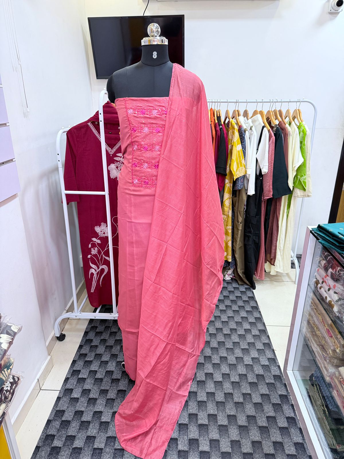 LS0115 Unstitched Salwar Material