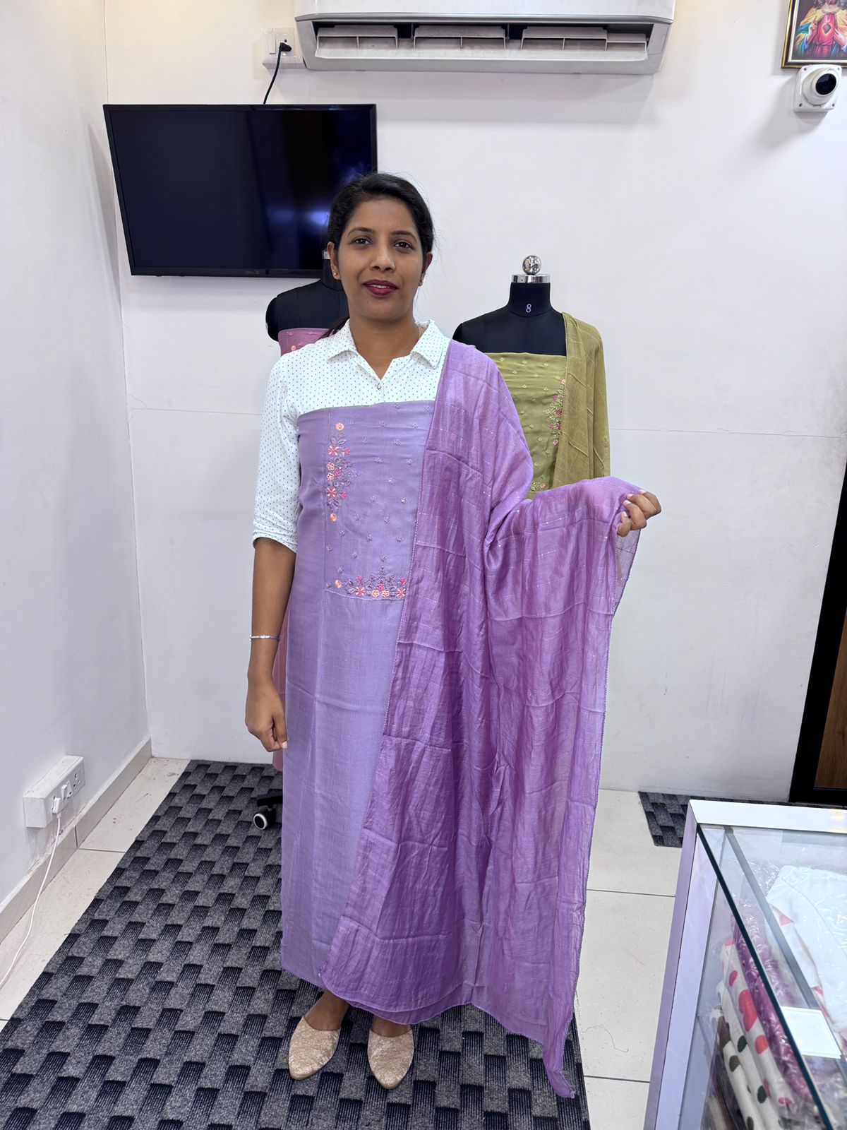 LS0132 - Unstitched Salwar Material
