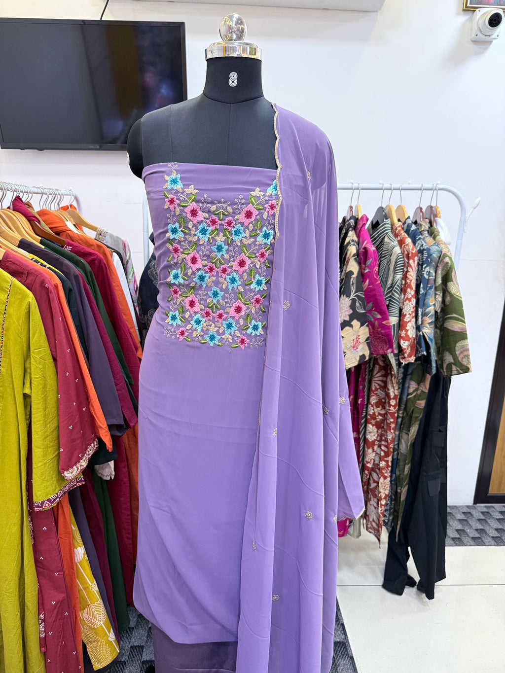 LS0128 - Unstitched Salwar Material