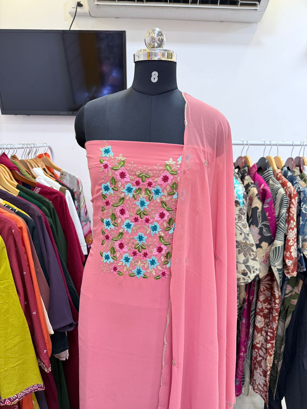LS0121 - Unstitched Salwar Material