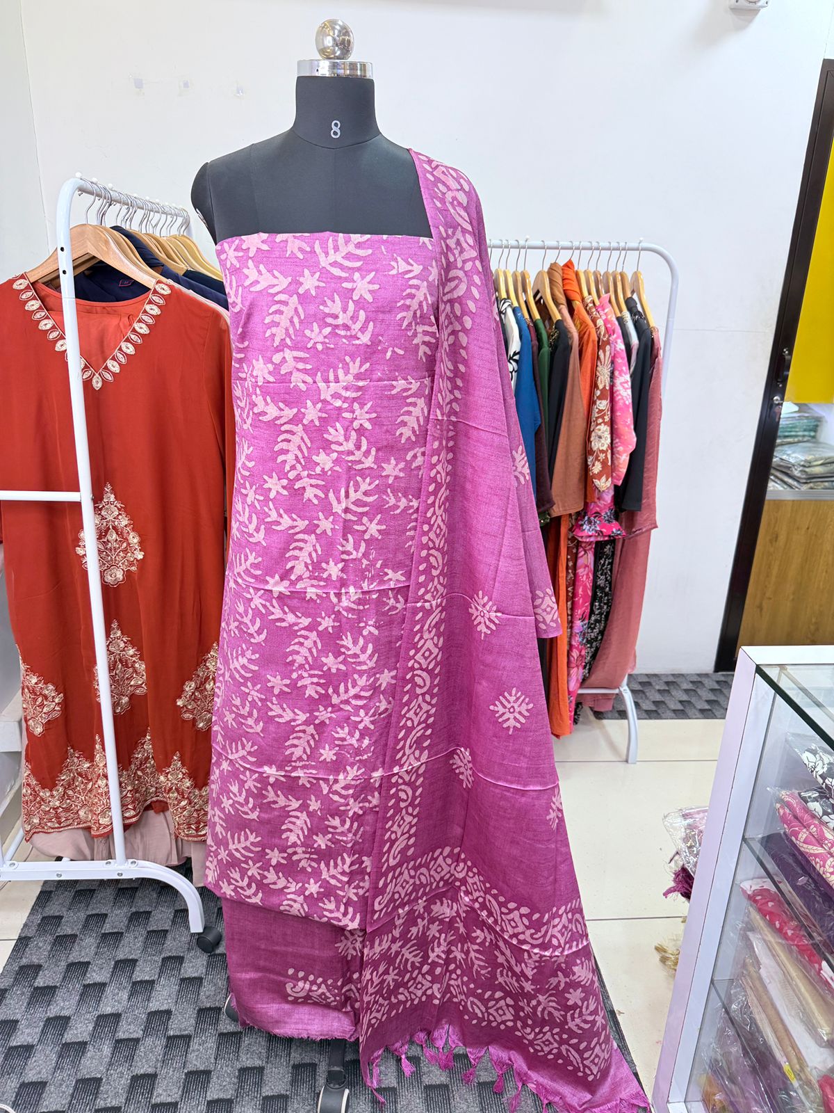LS0159 Premium Batik print Unstitched Salwar Material