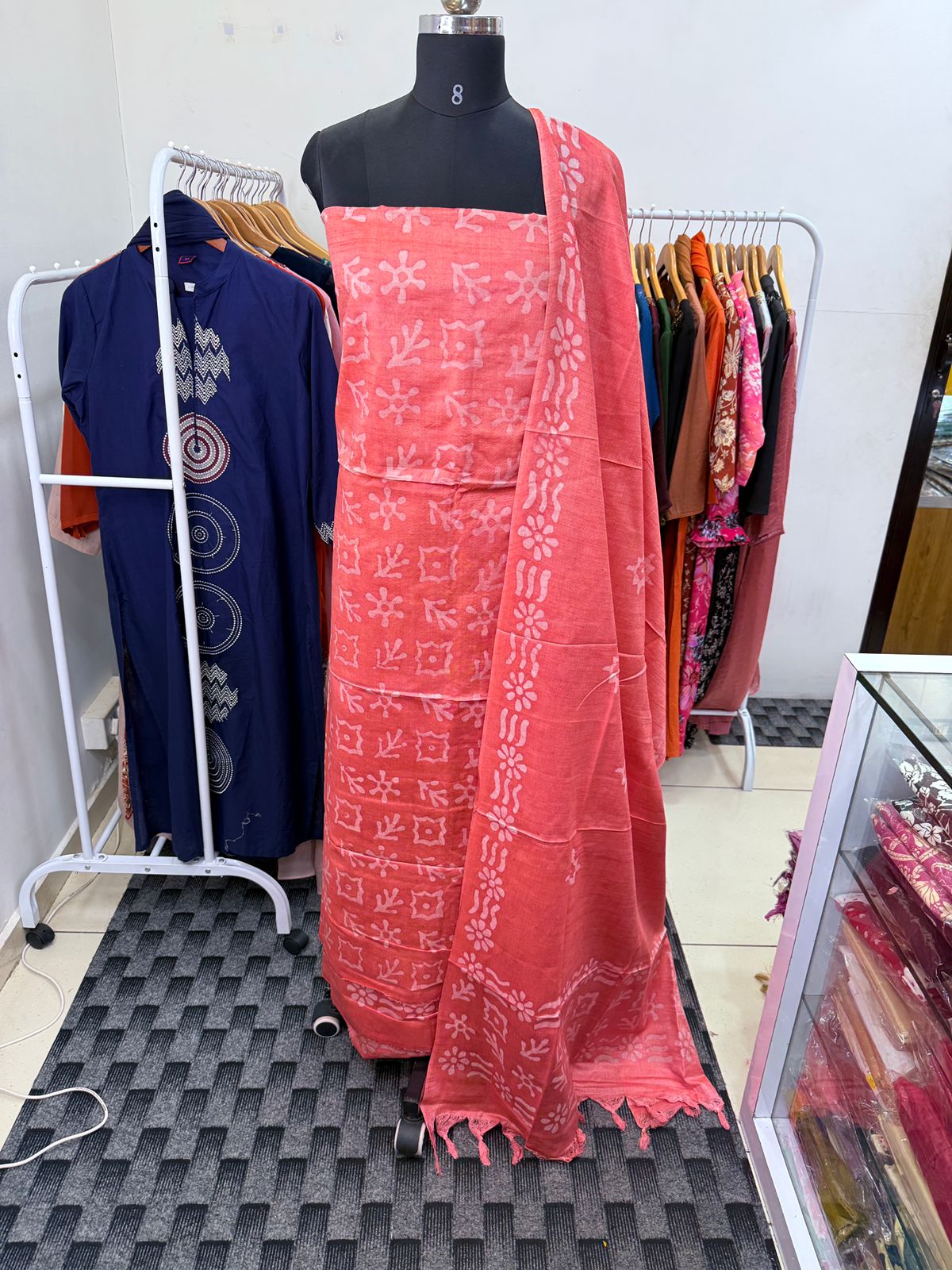 LS0159 Premium Batik print Unstitched Salwar Material