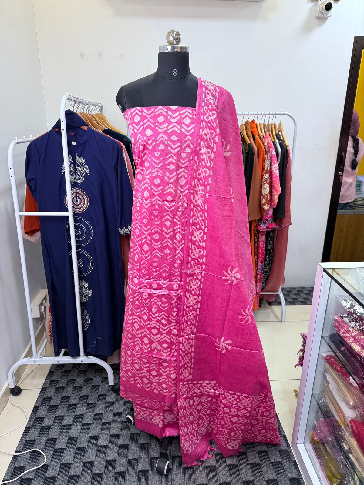 LS0159 Premium Batik print Unstitched Salwar Material