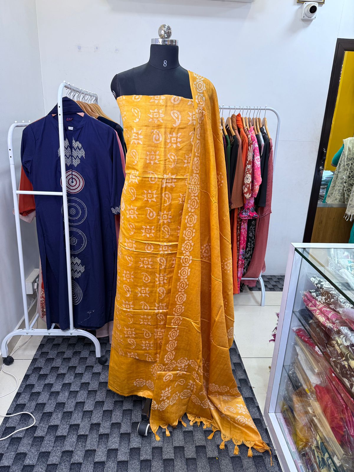 LS0159 Premium Batik print Unstitched Salwar Material