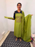 LS0201 Unstitched Salwar Material