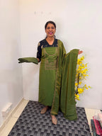 LS0201 Unstitched Salwar Material