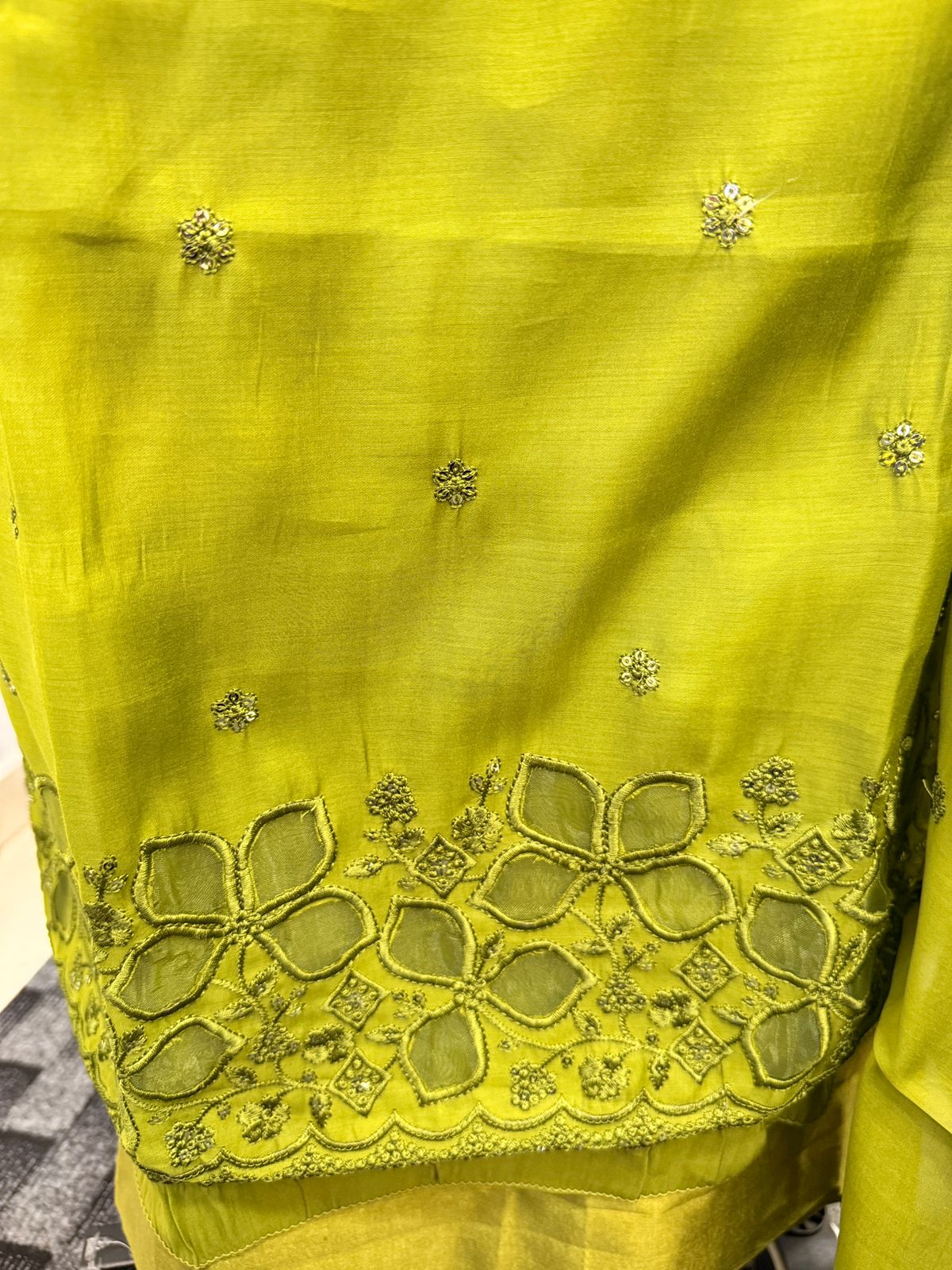 LS0151 - Unstitched Mul chanderi Salwar