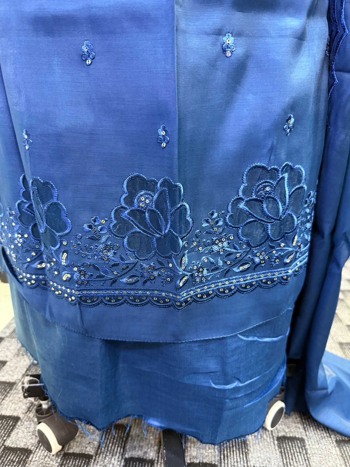 LS0155 - Mulchanderi Unstitched Salwar