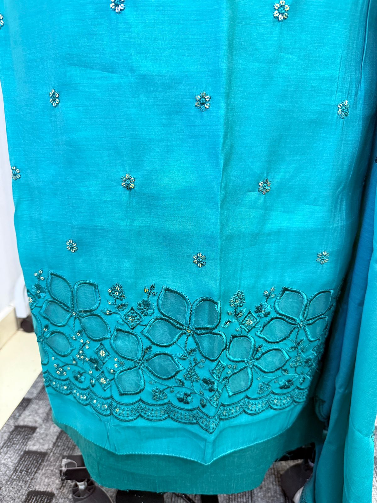 LS0152 - Mul Chanderi Unstitched