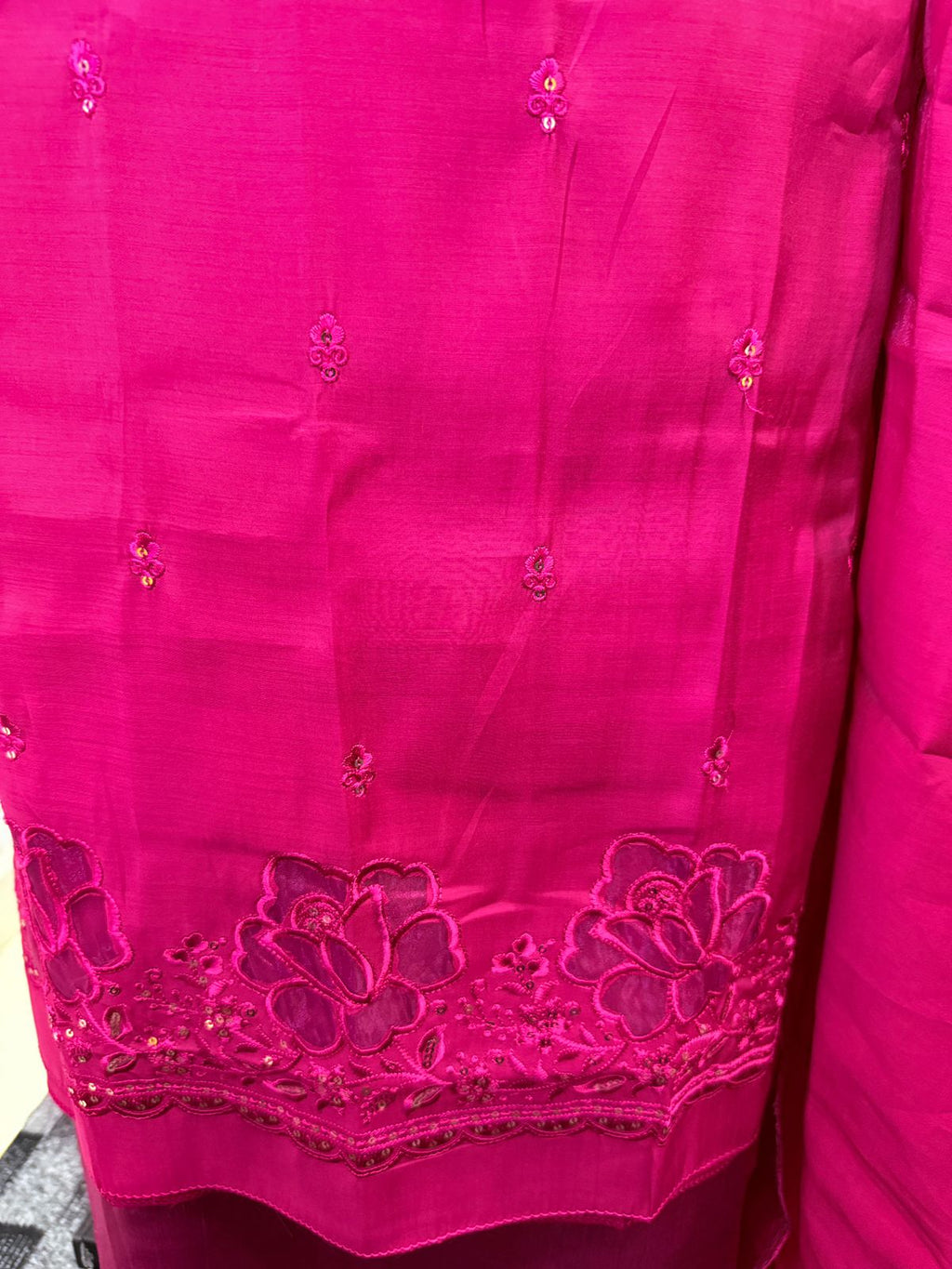 LS0150 - Unstitched mul chanderi Salwar