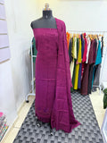 LS0156 - Mulchanderi Unstitched Salwar