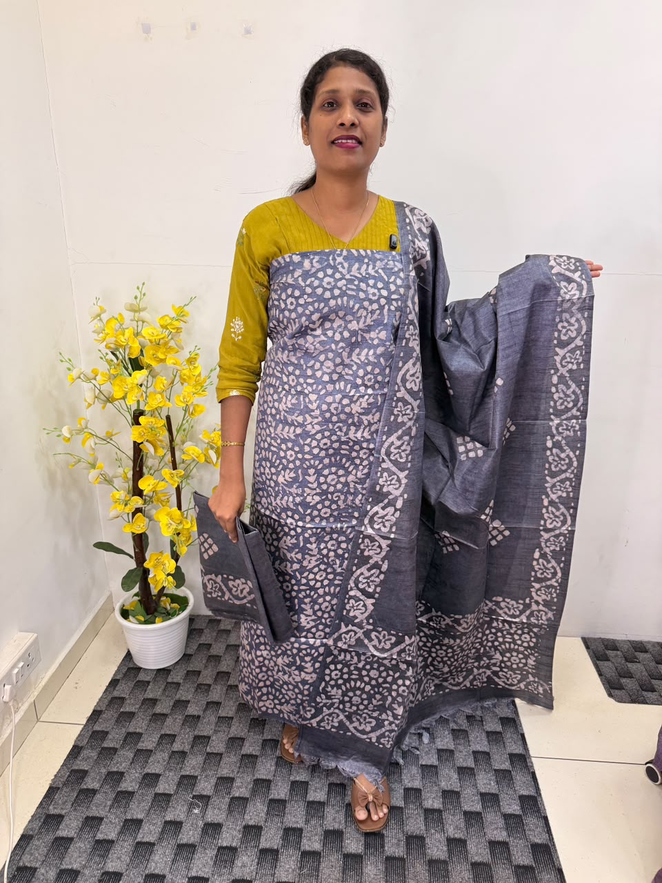 LS0159 Premium Batik print Unstitched Salwar Material