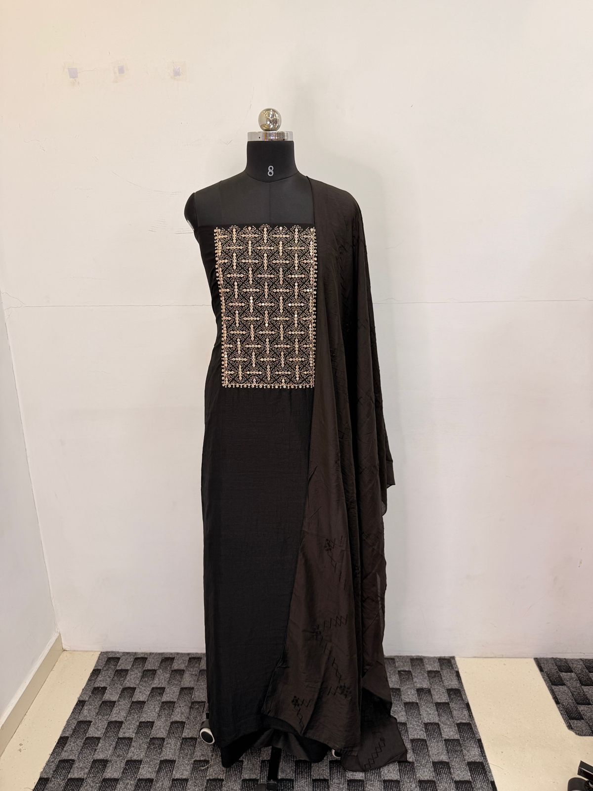 LS0182 Unstitched Salwar Material