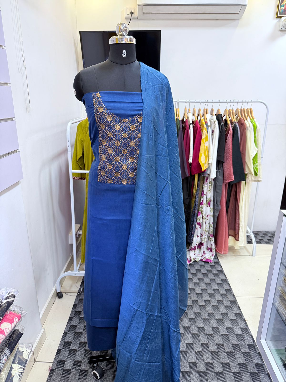 LS0118 Unstitched Salwar Materials