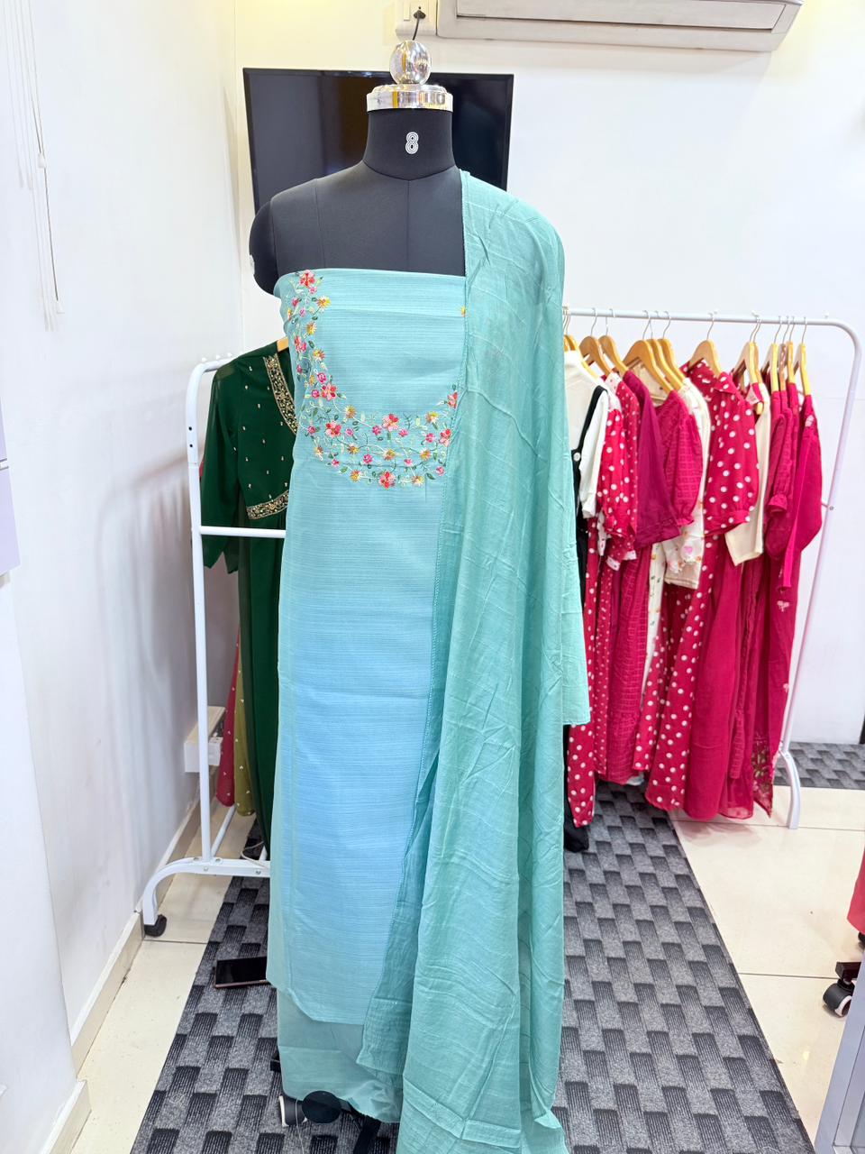 LS0114 UNstitched Salwar Material