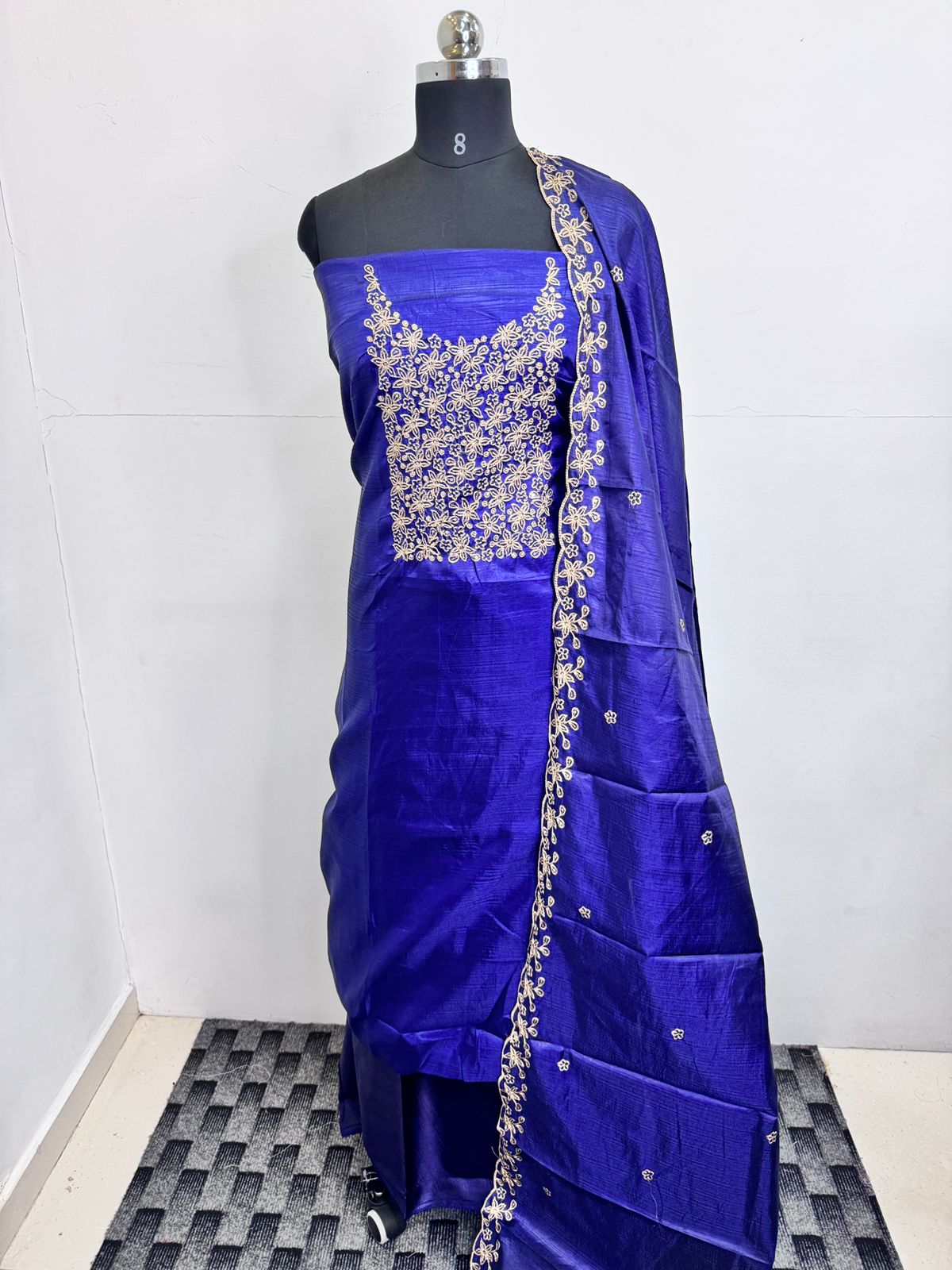 LS0178 CoCo silk unstitched salwar Materials