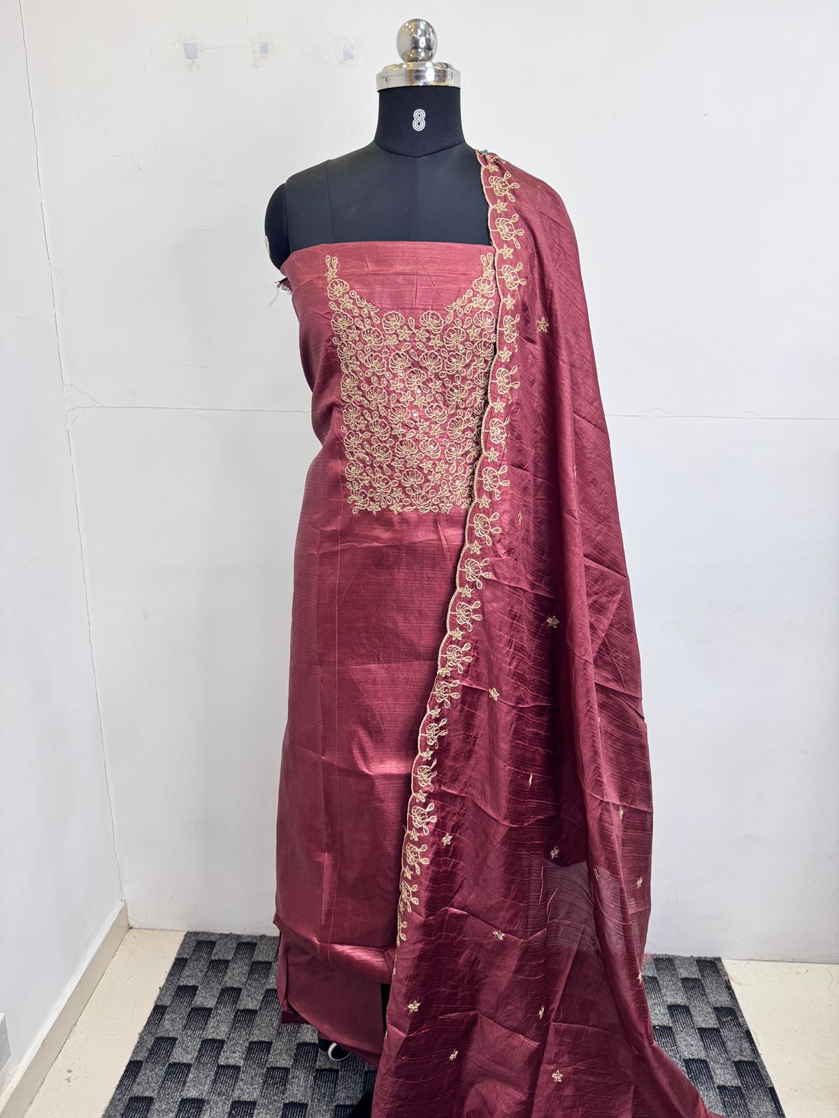 LS0170 CoCo Silk Unstitched salwar Material