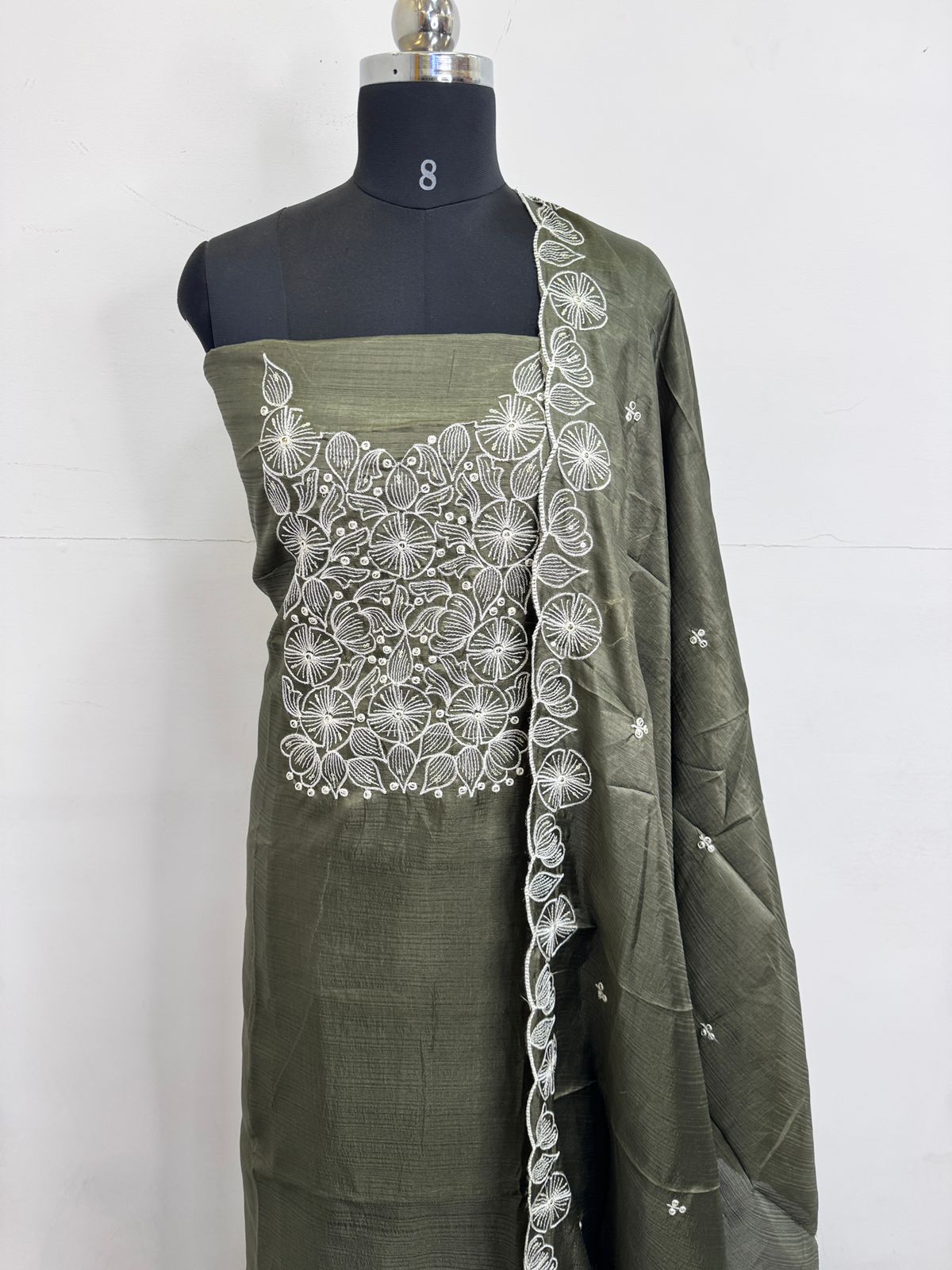 LS0172 CoCo silk Unstitched salwar Material