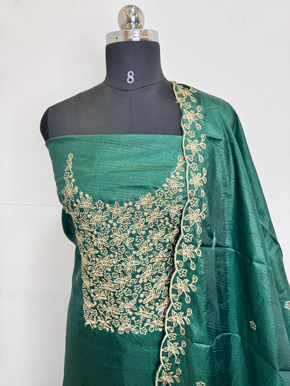 LS0178 CoCo silk unstitched salwar Materials