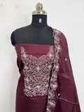 LS0172 CoCo silk Unstitched salwar Material