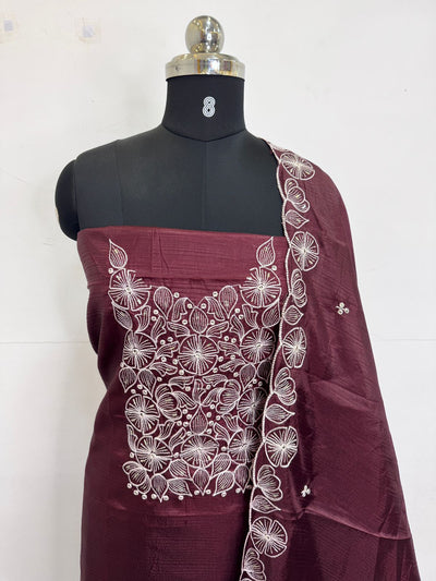 LS0172 CoCo silk Unstitched salwar Material