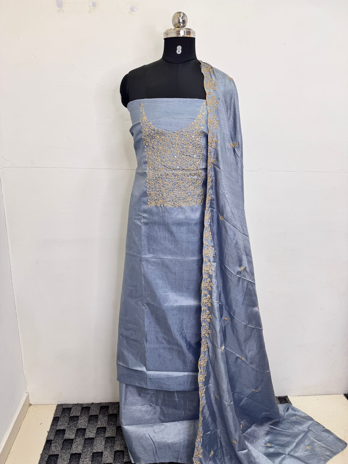 LS0177 CoCo silk Unstitched Salwar Materials