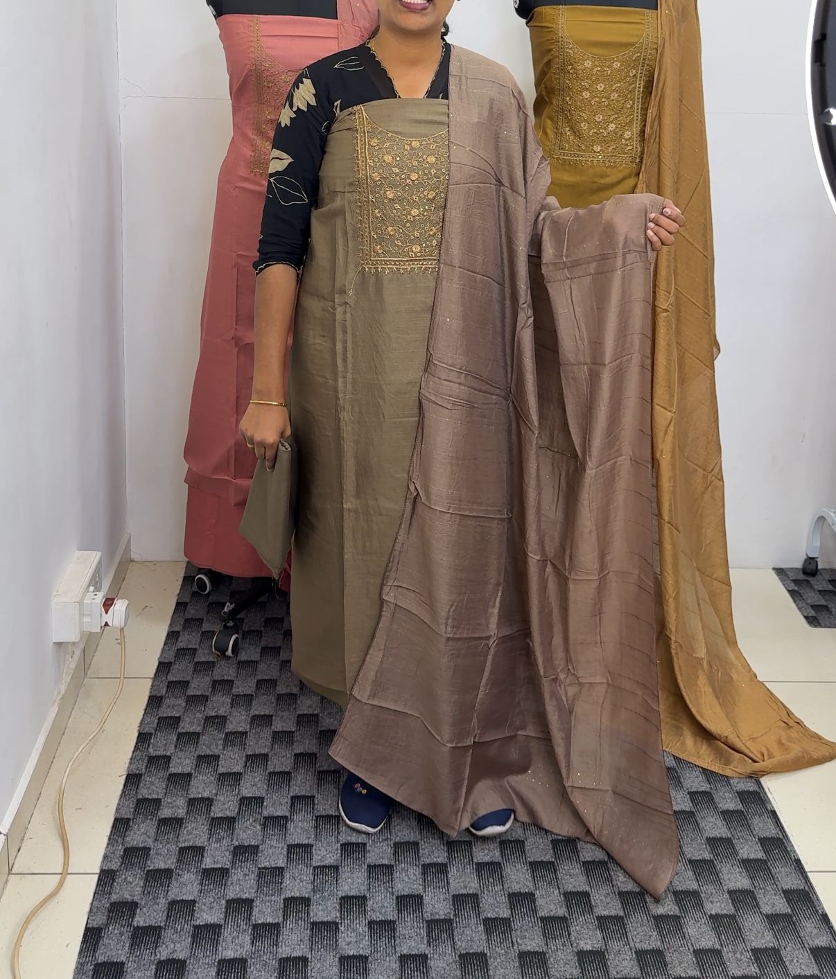 LS0117 Unstitched Salwar Material
