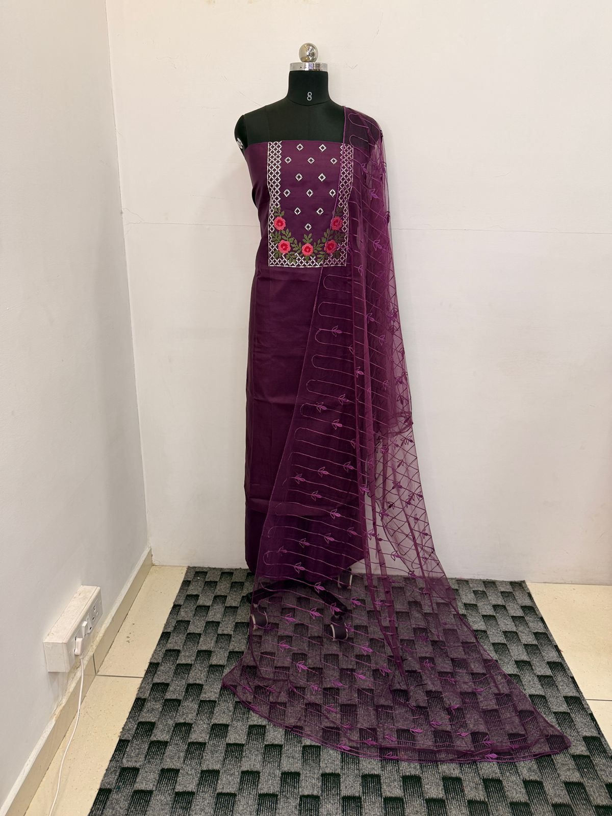 Ls0186 Clearance Unstitched Salwar Material