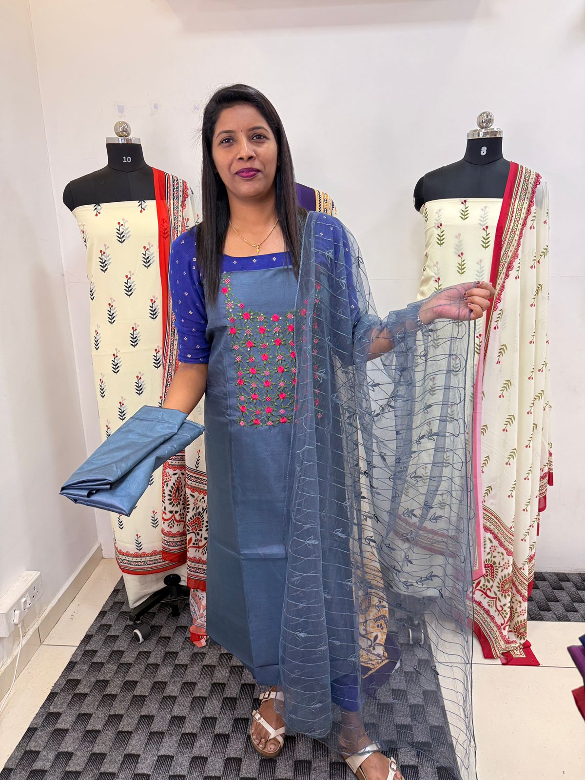 Ls0186 Clearance Unstitched Salwar Material