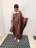 LS0162 Vichithra silk Unstitched Material