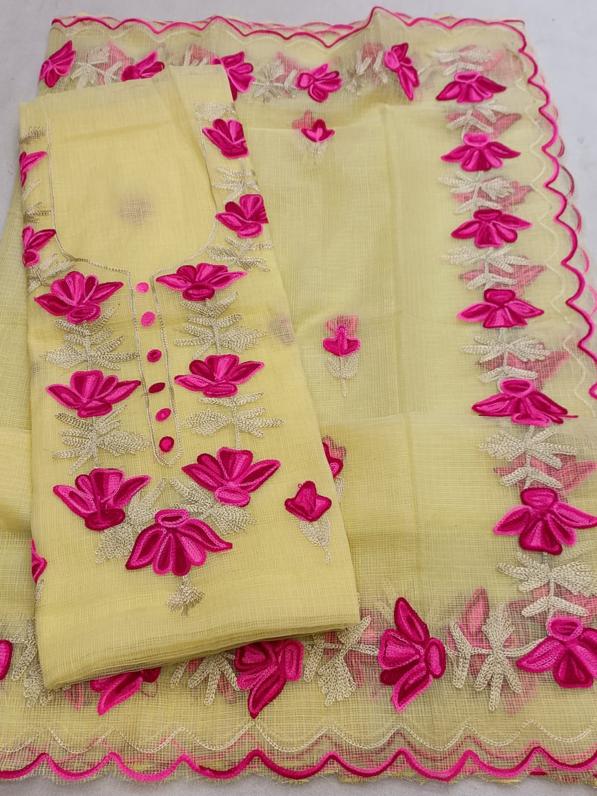 LS0086 Unstitched Partywear Salwar Material