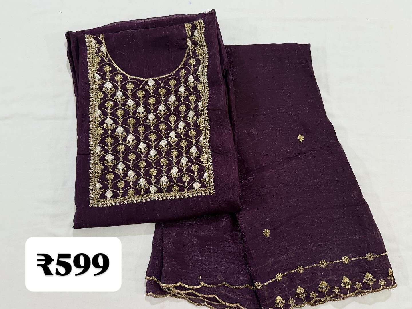 LS0099- Unstitched Salwar Material