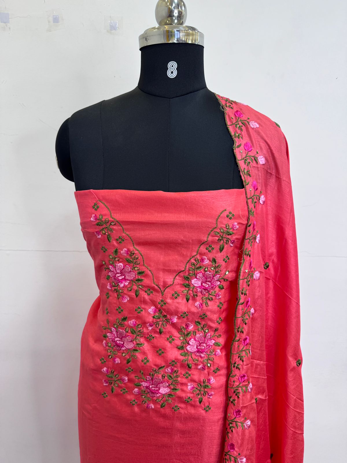 LS0160 Vichithra silk unstitched Material