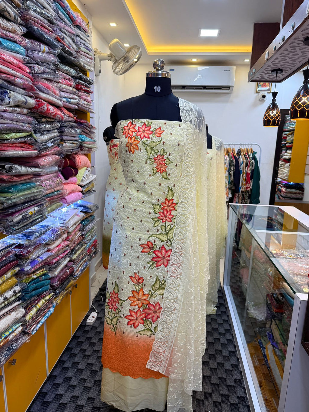 LS0015  Unstitched Salwar Material