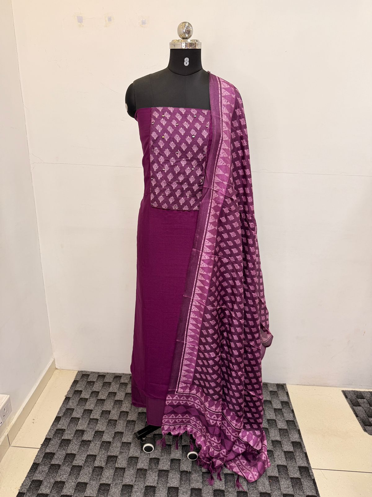 LS0181 Unstitched Salwar Materials